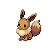 Evoli als Beispielantwort für Pokémon Sprite-Ratespiel